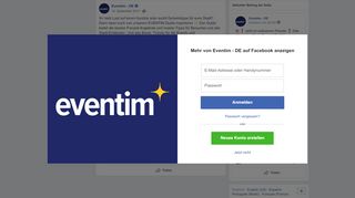 
                            7. Eventim - DE - Ihr habt Lust auf einen Kurztrip oder sucht... | Facebook