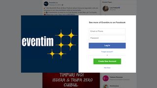 
                            8. Eventim.ro - OLD BLACKS Rock & More Festival aduce... | Facebook