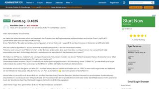 
                            5. EventLog ID 4625 - Administrator