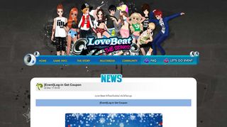 
                            3. [Event]Log-in Get Coupon - Love Beat