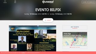 
                            11. EVENTO BILPIX - 18 FEB 2018 - Evensi