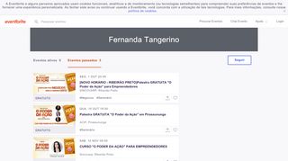 
                            8. Eventos de Fernanda Tangerino | Eventbrite