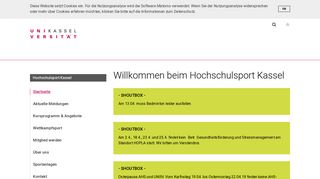 
                            12. Events - Allgemeiner Hochschulsport der Universität Kassel ...