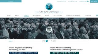 
                            6. Events - Dr. Joe Dispenza