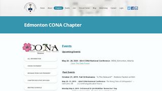 
                            5. Events - Find a CONA Chapter near you