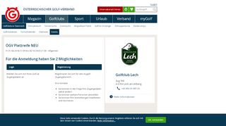 
                            12. Events - Golfclub Lech – Golf.at