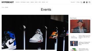 
                            3. Events | HYPEBEAST