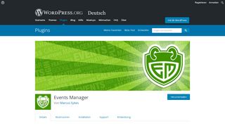 
                            3. Events Manager | WordPress.org