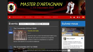 
                            10. Events - Page 1 - MASTER D'ARTAGNAN - Compétition Internationale ...