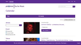 
                            10. Events - Proximus Go For Music