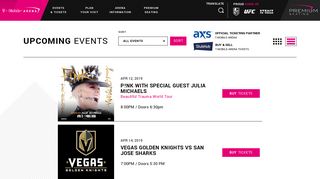 
                            2. Events | T-Mobile Arena