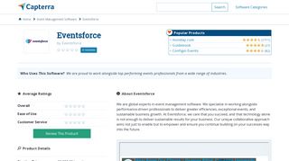 
                            11. Eventsforce Reviews and Pricing - 2019 - Capterra