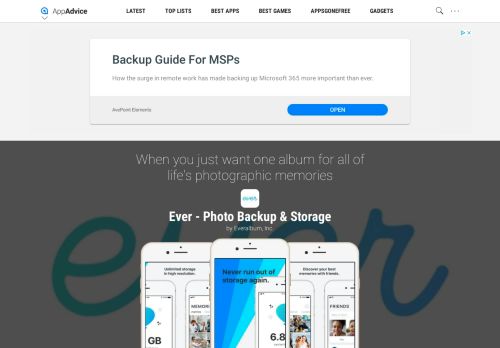 
                            6. Ever - Photo Backup & Storage by Everalbum, Inc. - AppAdvice