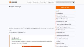 
                            2. Everest Cci Login