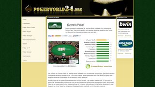 
                            4. Everest Poker - Online Poker spielen bei Everest Poker - PokerWorld24