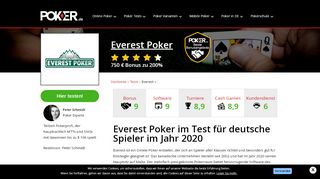 
                            11. Everest Poker Testbericht 2019: 200 % Bonus bis 1.500 €! - Poker.de