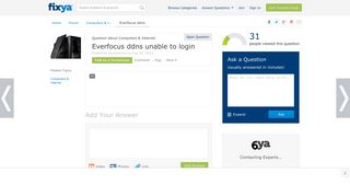 
                            8. everfocus ddns unable to login - Fixya