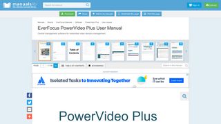 
                            2. EVERFOCUS POWERVIDEO PLUS USER MANUAL Pdf Download.