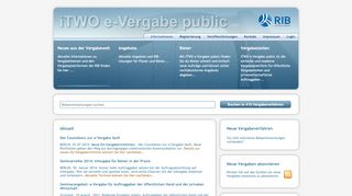 
                            5. eVergabe in Deutschland - iTWO e-Vergabe public: Neues aus der ...