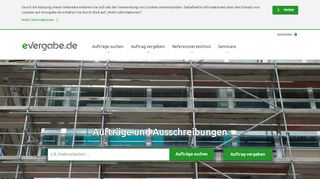 
                            5. eVergabe.de - Vergabeplattform für Ausschreibungen und Aufträge