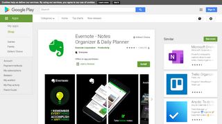 
                            12. Evernote – Apps no Google Play