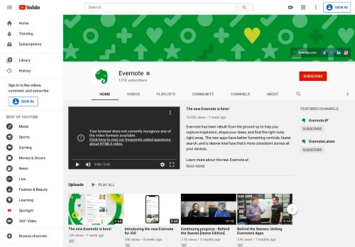 
                            12. Evernote - YouTube