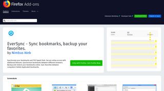 
                            5. EverSync - Sync bookmarks, backup your favorites. – Get this ...
