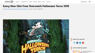 
                            9. Every New Skin From Overwatch Halloween Terror 2018 - ...
