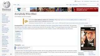 
                            11. Everybody Wins (film) - Wikipedia