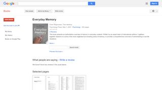 
                            13. Everyday Memory - Google Books Result