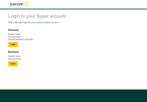 
                            4. Everyday Super Login - Suncorp