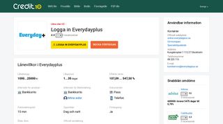 
                            3. Everydayplus Lån ® Logga in på mina sidor ᐈ Låna 1000 - 25000 kr ...