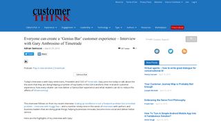 
                            7. Everyone can create a 'Genius Bar' customer experience – Interview ...