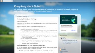 
                            5. Everything about Siebel: Configuring Siebel Login Web Page