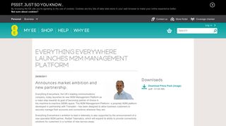 
                            7. Everything Everywhere Launches M2M Management Platform | EE