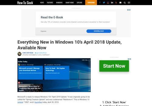 
                            10. Everything New in Windows 10's April 2018 Update, Available Now