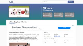 
                            13. Everything on aldrex.mu. Aldrex Suppliers – Mauritius – Members login.