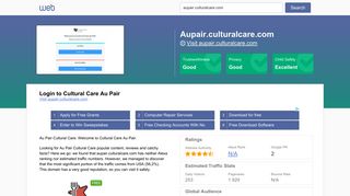 
                            9. Everything on aupair.culturalcare.com. Login to Cultural Care Au Pair.