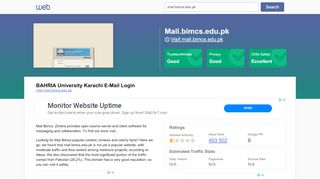 
                            12. Everything on mail.bimcs.edu.pk. BAHRIA University ...