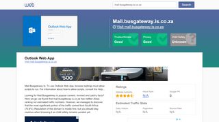 
                            3. Everything on mail.busgateway.is.co.za. Outlook Web App. - Horde