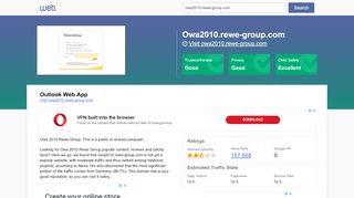 
                            6. Everything on owa2010.rewe-group.com. Outlook Web App. - Horde