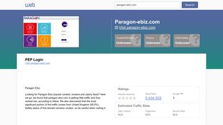 
                            12. Everything on paragon-ebiz.com. PEP Login. - horde