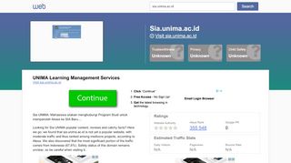 
                            11. Everything on sia.unima.ac.id. UNIMA Learning Management Services.