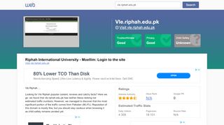 
                            4. Everything on vle.riphah.edu.pk. Riphah International ...