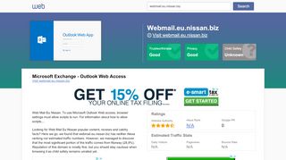 
                            5. Everything on webmail.eu.nissan.biz. Microsoft Exchange - Outlook ...