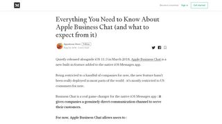 
                            12. Everything You Need to Know About Apple Business Chat (and what ...