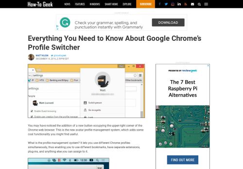 
                            9. Everything You Need to Know About Google Chrome's Profile Switcher