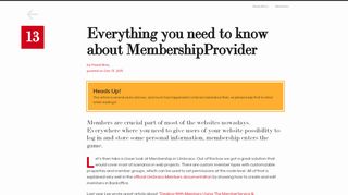 
                            11. Everything you need to know about MembershipProvider - 24days.in