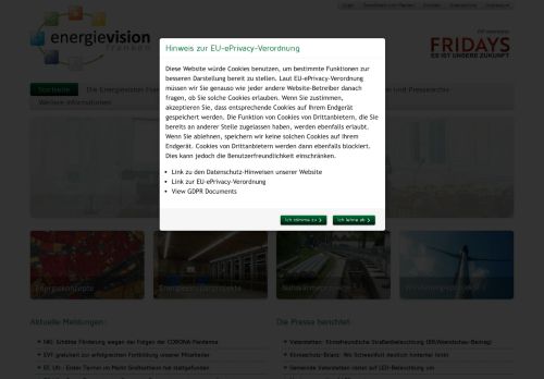 
                            11. EVF - Energievision Franken GmbH - Startseite