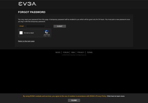 
                            13. EVGA - Password Recovery